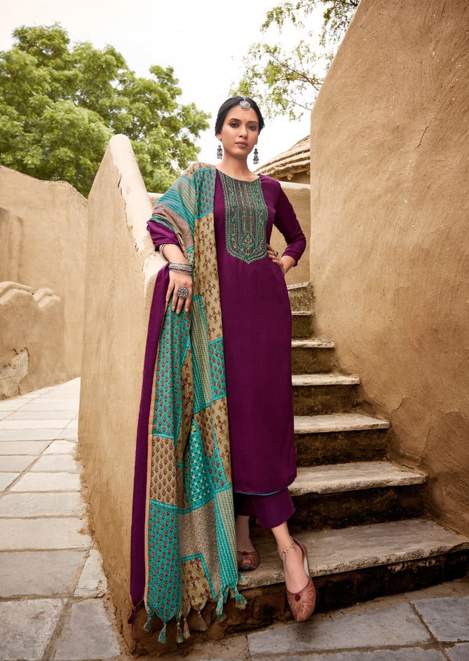 Naziya By Levisha Heavy Pashmina Dress Material Catalog